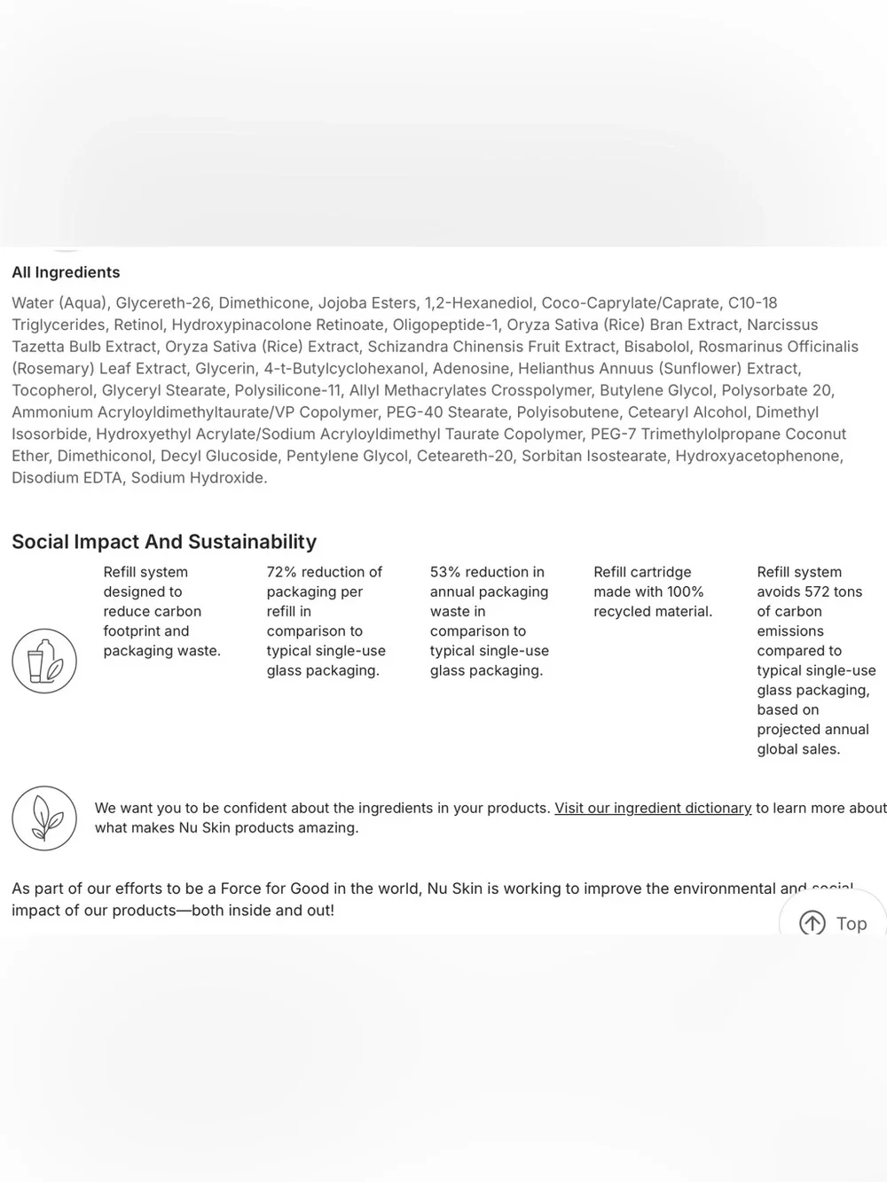 ageLOC® Tru Face® Peptide Retinol Complex